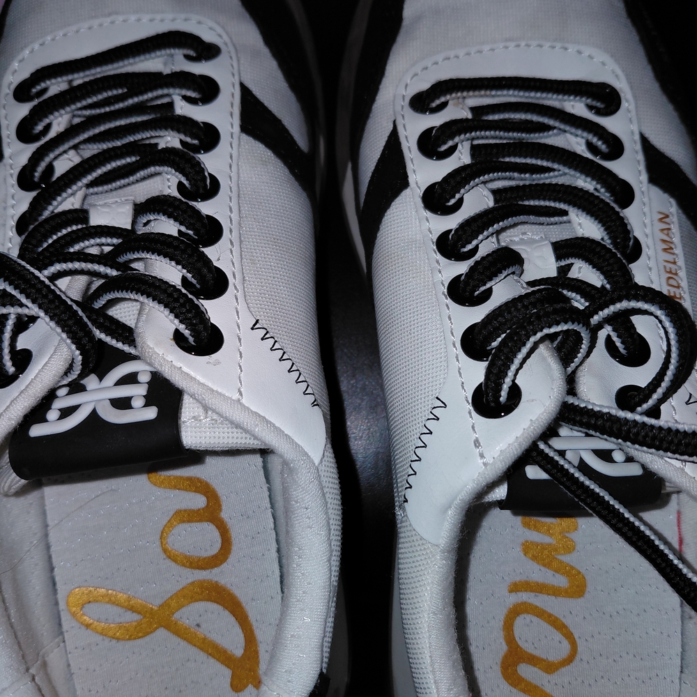 Gently Used, Sam Edelman Black and White Men's Sneakers